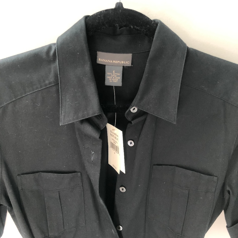 NWT BANANA REPUBLIC 3/4 Black Dress